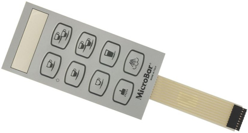 5034945. КНОПОЧНАЯ МЕМБРАННАЯ ПАНЕЛЬ 8 КНОПОК