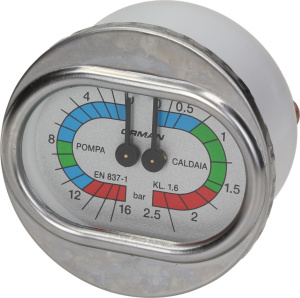МАНОМЕТР БОЙЛЕРА-НАСОСА Ø 63 ММ