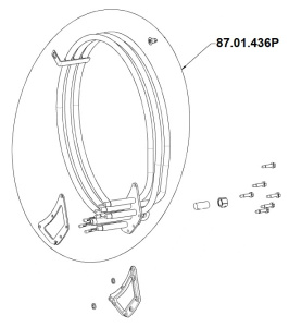 ТЭН С ПРОКЛАДКОЙ RATIONAL 87.01.436P