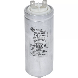 КОНДЕНСАТОР 140МКФ, 440В ПЕРЕМЕННОГО ТОКА, 50/60ГЦ EUREKA J1013.1014