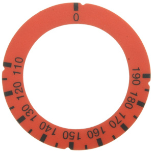 САМОКЛЕЮЩИЙСЯ КРАСНЫЙ КРУЖОК 110-190°C