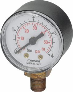 PRESSURE GAUGE0 4 BAR ODGAS CONVOTHERM 6006140