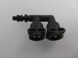 ТРУБКА ЕМКОСТИ 3 ВЫХОДА МАТЕРИАЛ  PTFE