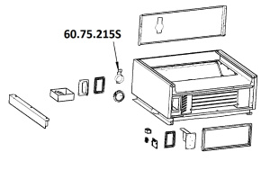 ЭЛЕМЕНТ ЗАПОРНЫЙ COMBI DUO 70ММ RATIONAL 60.75.215S