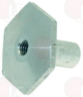 1381018. АЛЮМИНИЕВАЯ КНОПКА