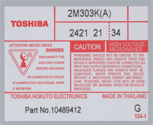 МАГНЕТРОН TOSHIBA 2M303K(A) LAINOX LA19200180