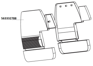 ПАНЕЛЬ БОКОВАЯ ЛЕВАЯ ВЕРХНЯЯ SMEG 563332788