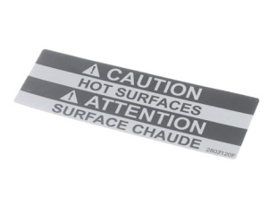 LABEL CAUTION HOT LINCOLN-MERCO-SAVORY 369668