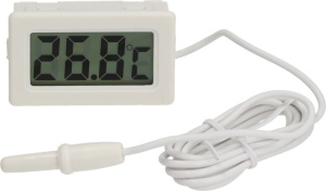 ТЕРМОМЕТР ЦИФРОВОЙ -50+70°C БЕЛЫЙ