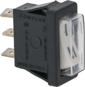 БЕЛЫЙ ОДНОПОЛЮСНЫЙ ПЕРЕКЛЮЧАТЕЛЬ 16 А 250 В