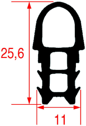 3286004. УПЛОТНИТЕЛЬ ДЛЯ ПЕЧИ - 24 М