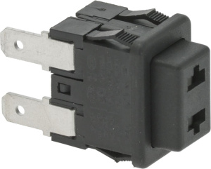 КНОПКА ЧЕРНАЯ ОДНОПОЛЮСНАЯ 16A 250V