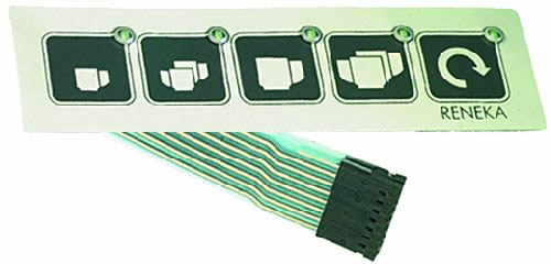 1319126. СЕРАЯ КНОПОЧНАЯ ПАНЕЛЬ 5 КНОПОК