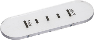 СТЕКЛО УРОВНЯ С РАЗМЕТКОЙ