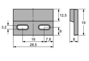 ВЫКЛЮЧАТЕЛЬ ГЕРКОНОВЫЙ MKN 203028