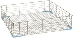 КОРЗИНА ИЗ НЕРЖ.СТАЛИ 650Х650 ММ