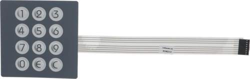 1319414. ПЕРЕГОРОДКА КНОПОЧНОЙ ПАНЕЛИ С 12 КНОПКАМИ