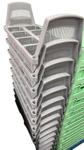 КОРЗИНА ДЛЯ МОЙКИ ПРИБОРОВ 8 ОТДЕЛЕНИЙ 440X210X260(140) WINTERHALTER 42062163