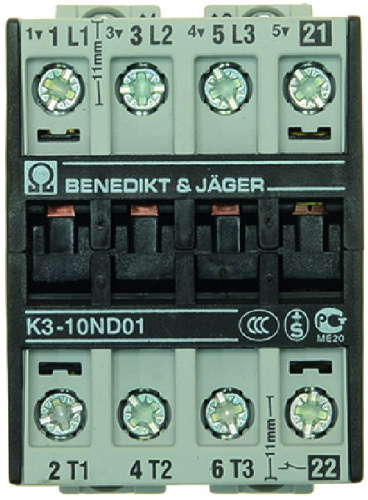 3454001. КОНТАКТОР BENEDIKT/JAGER K3-10ND01