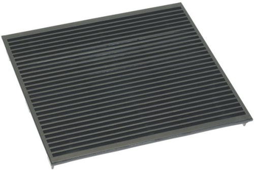 5022327. РЕШЕТКА СЛИВА ЧЕРНАЯ ПЛАСТИК