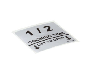 LABEL 1/2 COOKTIME LINCOLN-MERCO-SAVORY 370032