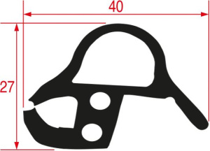 ПРОКЛАДКА ДВЕРЦЫ ДУХОВКИ 700X515 ММ