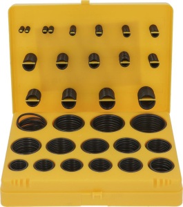 НАБОР УПЛОТНИТЕЛЬНЫХ КОЛЕЦ - 404 ШТ NBR