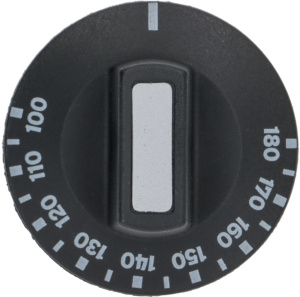 ЧЕРНАЯ РУЧКА РЕГУЛЯТОРА Ø 50 ММ 100-180°C