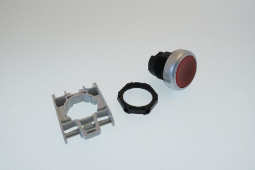 5011777. КНОПКА  Ø 22ММ ПЛОСКАЯ КРАСНАЯ