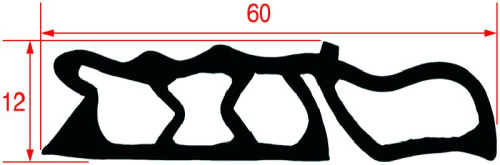 3186482. УПЛОТНИТЕЛЬ РАМЫ ДУХОВКИ 610 ММ RATIONAL 5105.1025P