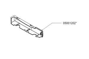 ПАНЕЛЬ БОКОВАЯ НИЖНЯЯ ПРАВАЯ AURELIA II КРАСНАЯ NUOVA SIMONELLI 05001202.R