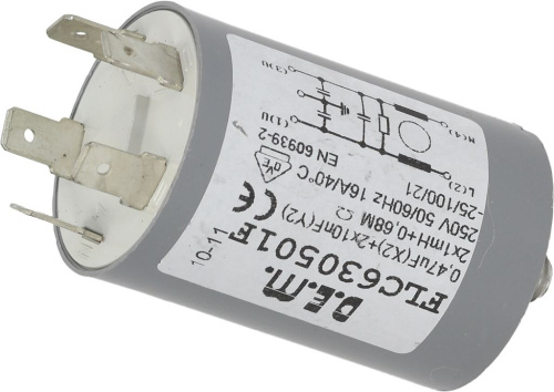 D068006. ФИЛЬТР ПРОТИВОПОМЕХОВЫЙ D.E.M. FLC630501F ELECTROLUX PROFESSIONAL 0022153300