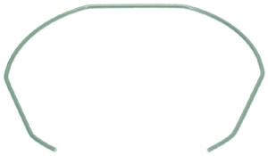 ЗАПИРАЮЩАЯ ПРУЖИНА ХОЛДЕРА ИЗ НЕРЖАВЕЮЩЕЙ СТАЛИ Ø 1,30 ММ