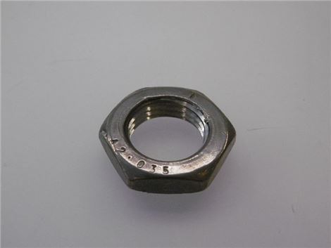 40C4202. КОНТРГАЙКА НЕРЖ.СТАЛЬ M16X1,5 MM ВЫСОТА 6 MM