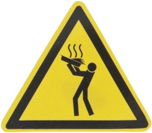 LABEL SCALDING HAZARD LANGUAGE NEUTRAL CONVOTHERM 6056502