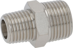 НИКЕЛИРОВАННЫЙ ПАТРУБОК Ø 1/4"M-3/8"M