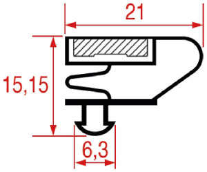 УПЛОТНЕНИЕ 718X405 ММ