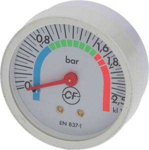 МАНОМЕТР БОЙЛЕРА Ø 57 ММ 0÷2,5 БАР
