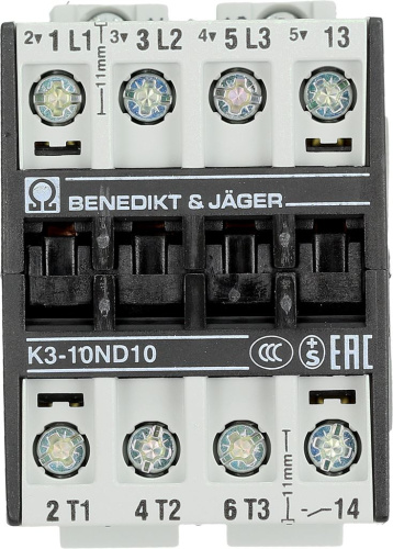 3454068. КОНТАКТОР BENEDIKT/JAGER K3-10ND10
