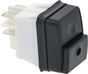 ВЫКЛЮЧАТЕЛЬ ДВУХПОЛЮСНЫЙ ЧЕРНЫЙ  16A 250V