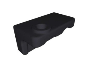 КОМПЛЕКТ НИЖНЕГО КРОНШТЕЙНА ДВЕРИ РАССТОЯНИЯ ЛЕВЫЙ+ПРАВЫЙ ДЛЯ ПЕЧИ UNOX KVM1024B