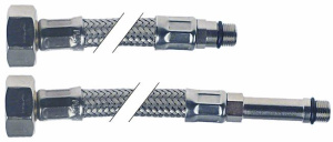 НАБОР ШЛАНГОВ НЕРЖ 1/2" - M10X1 - 2ШТ