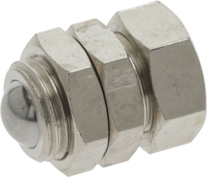 НИКЕЛИРОВАННАЯ ДВЕРНАЯ ЗАЩЕЛКА Ø 13Х24 ММ