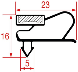 УПЛОТНИТЕЛЬ ВСТАВНОЙ 1570Х710 ММ