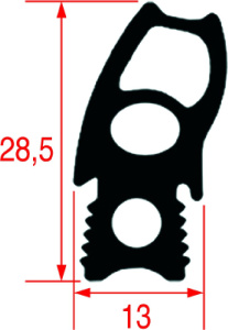 ПРОКЛАДКА ДВЕРЦЫ ДУХОВКИ 760 X 675 ММ