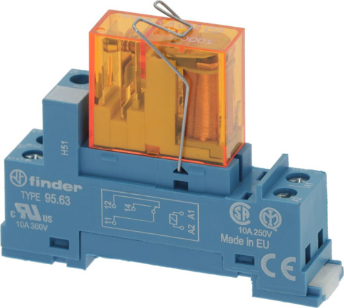 5062078. РЕЛЕ FINDER 40.31 10A 230V НА ЦОКОЛЕ