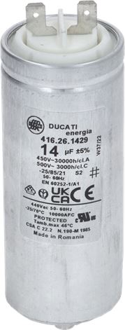 1013.1014. КОНДЕНСАТОР 14MF 440VAC 50/60HZ