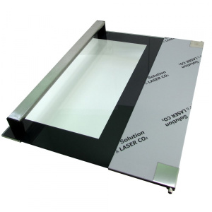 СТЕКЛО ЛЕВОЙ ДВЕРИ ДЛЯ ПЕЧИ UNOX KVT1355BL