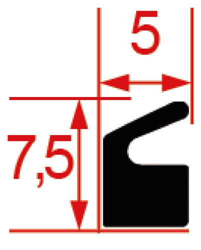 7104011. ПРОКЛАДКА КРЫШКИ 10 МЕТРОВ