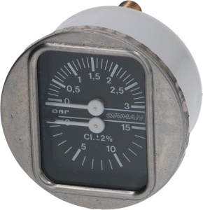 МАНОМЕТР БОЙЛЕРА-НАСОСА Ø 63 ММ